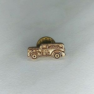 Vintage Schwana Ice Cream Car PIN Gold Tone Rare